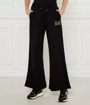 Брюки Flare fit Ea7, черный