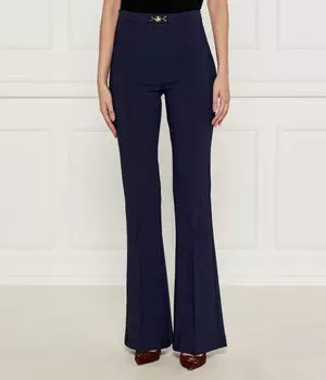 Брюки Flare fit Elisabetta Franchi, фиолетовый