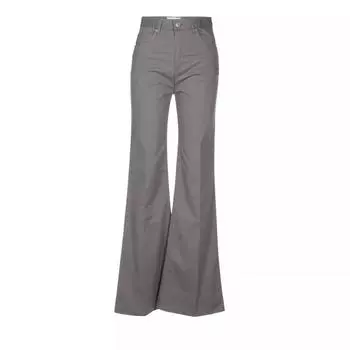 Брюки flare fit hose 087 mineral grey Ami Paris, серый