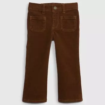 Брюки flare-fit из вельвета Gap, коричневый
