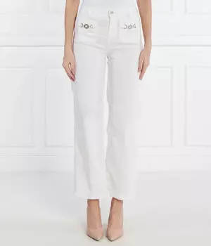 Брюки Flare fit Liu Jo, белый