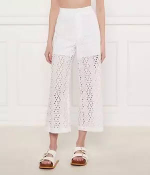 Брюки Flare fit Liu Jo, белый