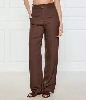 Брюки Flare fit Patrizia Pepe, коричневый