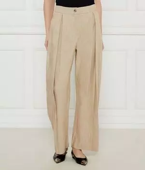 Брюки Flare fit Pinko, желтый