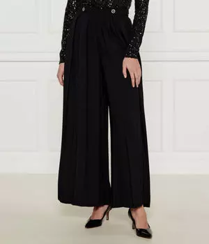 Брюки Flare fit Twinset, черный