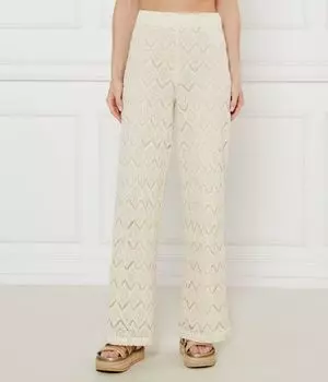 Брюки Flare fit Twinset, желтый