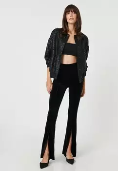 Брюки FLARE LEG SLIM FIT Koton, черный