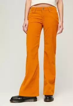 Брюки FLARE Superdry, коричневый