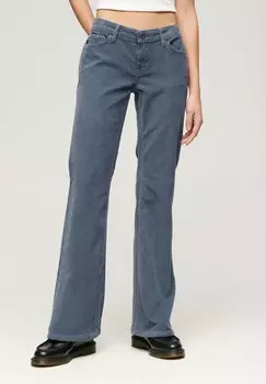Брюки FLARE Superdry, светло-голубой деним