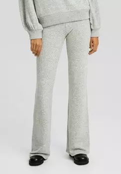 Брюки Flared Bershka, цвет grey