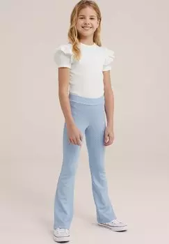 Брюки FLARED LEGGING WE Fashion, цвет blue