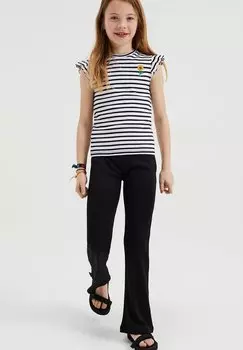 Брюки Flared WE Fashion, черный