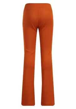 Брюки Flared WE Fashion, коричневые