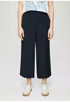 Брюки FLIESSENDE CULOTTE MIT FRENCH s.Oliver, черный