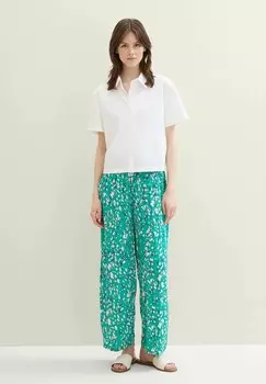 Брюки FLIESSENDE CULOTTE TOM TAILOR DENIM, зеленый