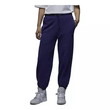 Брюки flight fleece trousers 'dark purple' Air Jordan, фиолетовый