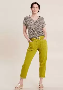 Брюки FLOCKIGE MIT KORDELZUG Breal, оливковый