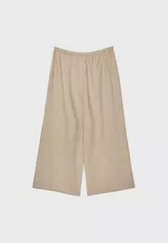 Брюки Flowing Culottes Stradivarius, камень