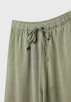 Брюки Flowing Rustic Stradivarius, хаки