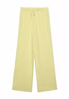 Брюки Flowing Rustic Stradivarius, золото