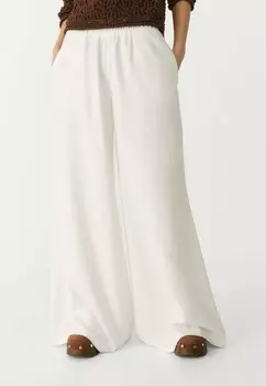 Брюки FLOWING Stradivarius, бежевый