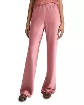 Брюки Fluid Satin Bias Vince, розовый