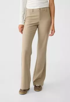 Брюки FORMAL BELL BOTTOM Stradivarius, цвет Mottled Light Brown