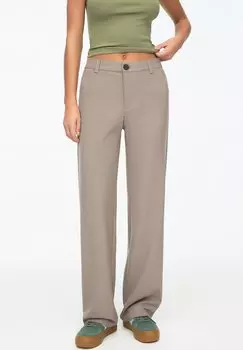 Брюки FORMAL STRAIGHT LEG PULL&BEAR, светло-коричневый