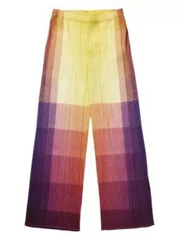 Брюки Фотон Pleats Please Issey Miyake, желтый