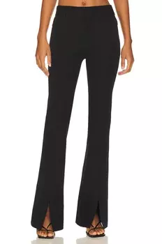 Брюки FRAME Le High Flare Split Front Trouser, нуар