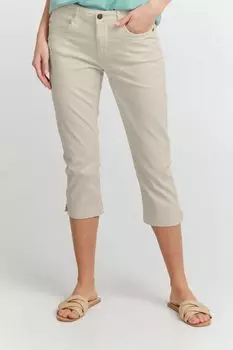 Брюки Fransa Caprihose, натуральный