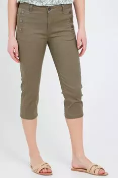 Брюки Fransa Stoffhose FRVOMAX 2 Capri 20609067, зеленый