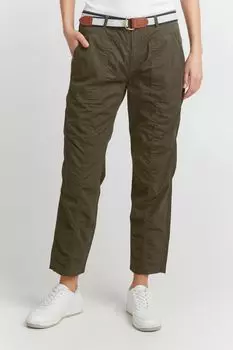 Брюки Fransa Stoffhose, зеленый