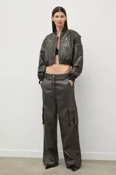 Брюки Franz 2ND Edition - Uneven PU 2ndday, коричневый