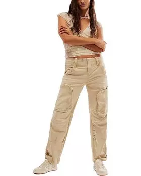 Брюки Free People Can'T Compare Slouch, цвет Rye