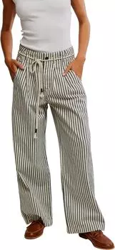 Брюки Free People Dakota Cinched Pull On-Ra, цвет Washed Railroad