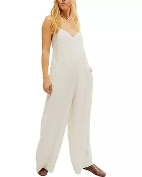 Брюки Free People Drifting Dreams One-Piece, цвет Snowbell