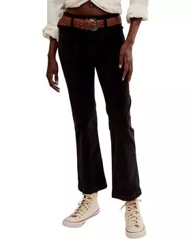 Брюки Free People High Time Kick Flare, черный