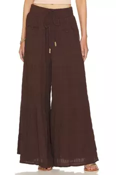Брюки Free People In Paradise Wide Leg, цвет Chocolate