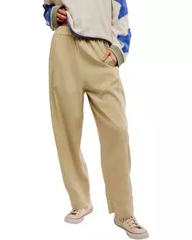 Брюки Free People Preppy Poplin Pull-On, цвет Birch