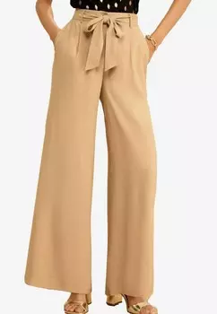 Брюки FRONT WIDE LEG Love & Roses, бежевый