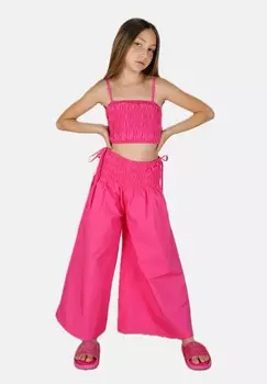 Брюки Fun&Fun, неоновый розовый