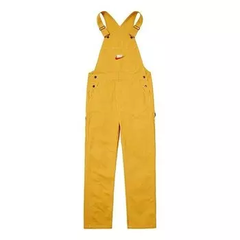 Брюки fw18 nike cotton twill overalls mustard Supreme, желтый