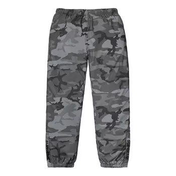 Брюки fw18 reflective camo warm up pant snow camo Supreme, черный