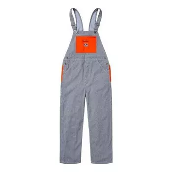 Брюки fw19 week 3 x ben davis overalls crossover gray orange contrasting colors pants Supreme, серый