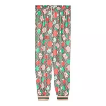 Брюки fw21 les pommes jogging pant 'red beige' Gucci, бежевый