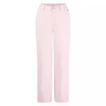 Брюки Fynch Hatton Straight Linen Mix, розовый