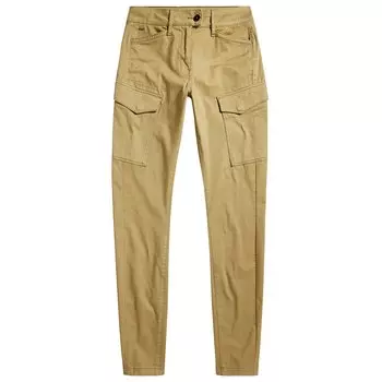 Брюки G-Star Blossite G-Shape Army Skinny Fit High Waist, зеленый