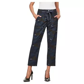 Брюки G-Star Chisel Mid Boyfriend Ankle Chino, синий
