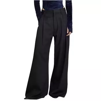 Брюки G-Star Loose Pleated Holiday, черный